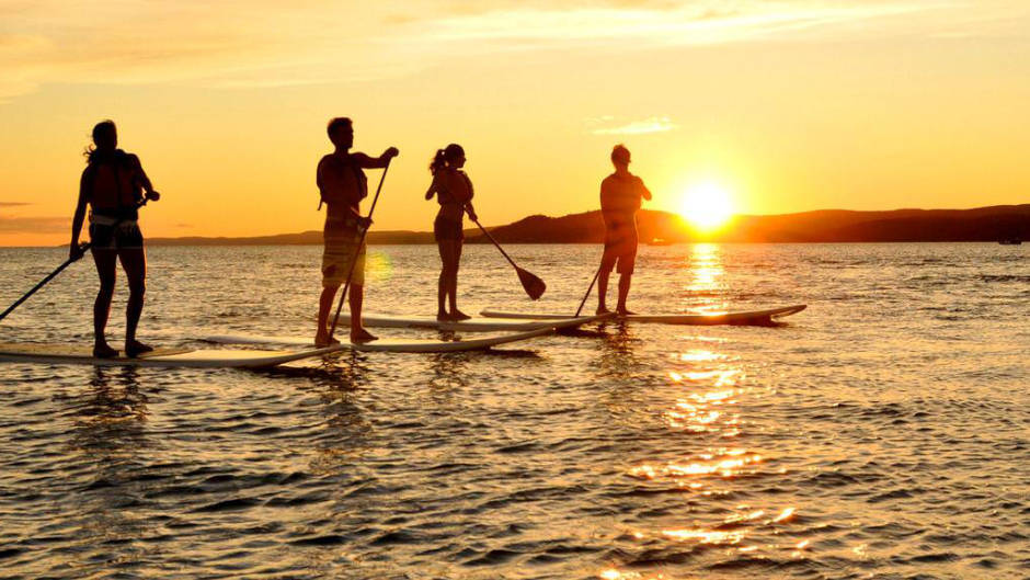 mangawhai heads paddle boarding estuary calm water northland