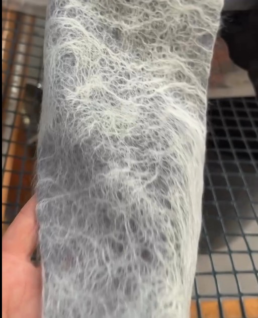 Alpaca Scarf in gray